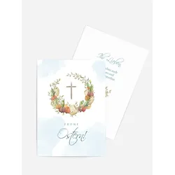 Osterkarten selbst gestalten mit Spruch und Fotos im Onlinedesigner bei Meine-Kartenmanufaktur.de