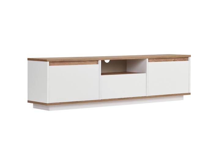 TV-Möbel Georis Kiefer/Weiss Holzwerkstoff B 160 cm