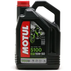 15W-50 Motul 5100 Motorrad Motoröl 4 Liter