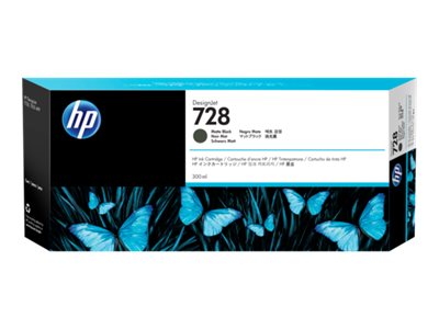 HP 728 - 300 ml - mattschwarz - original - DesignJet (F9J68A)