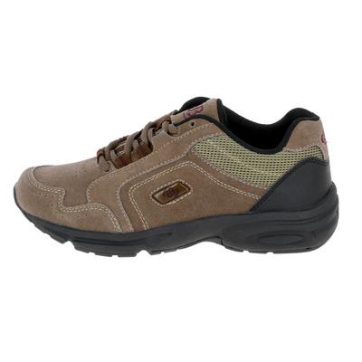 Walkingschuh BRÜTTING "Nordic Walking Schuh Circle", Damen, Gr. 36, braun, Veloursleder, Schuhe Damenschuh Walkingschuh Outdoorschuh Herrenschuh Schnürschuh