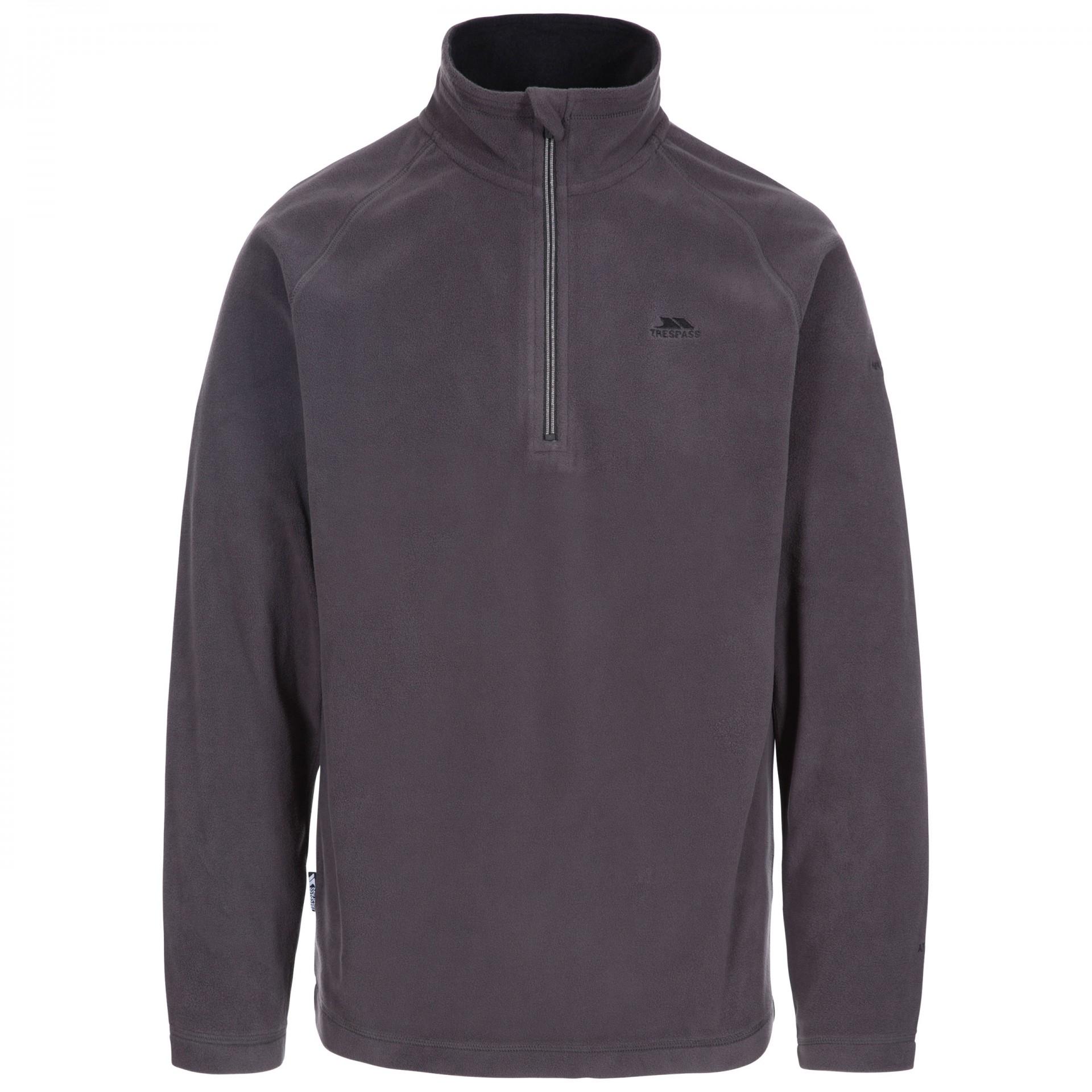 Trespass - Heren Blackford Microfleece (Donkergrijs)