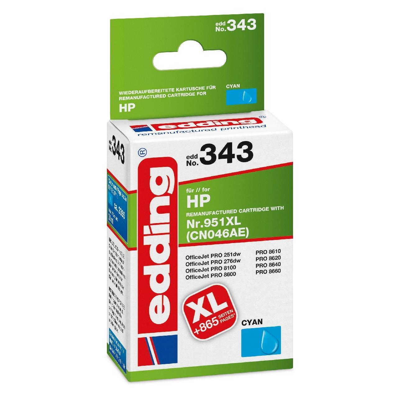 Edding Tinte ers.HP Nr.951xl (C) (18-343)