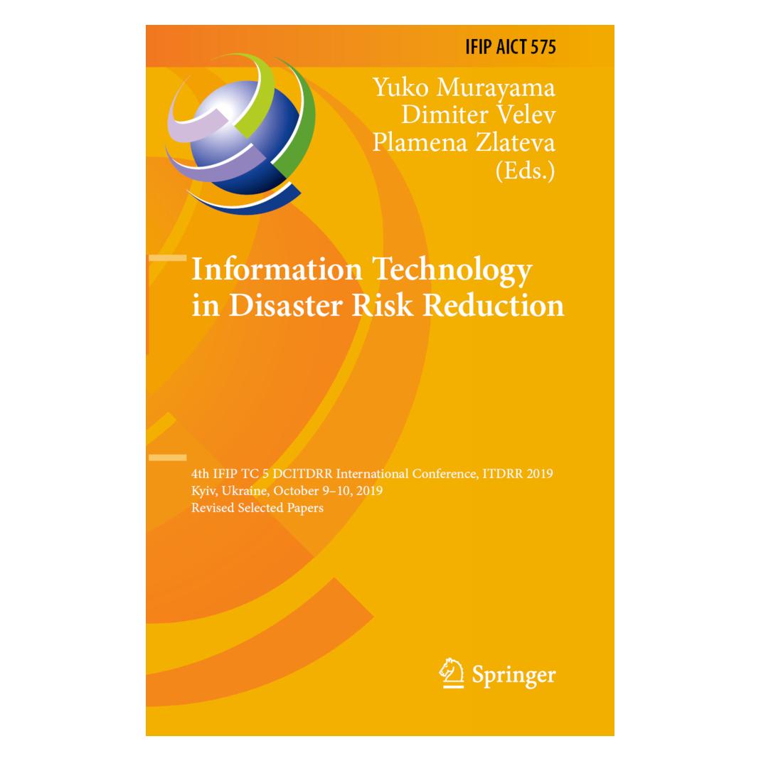 Springer Information Technology in Disaster Risk Reduction (Englisch, Softcover, Dimiter Velev, Plamena Zlateva, Yuko Murayama) (56191808)