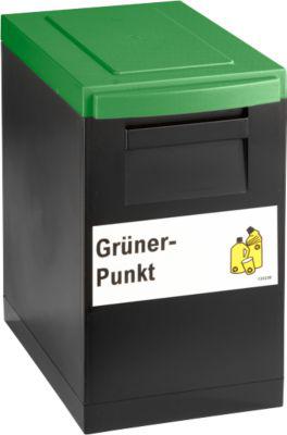 Modul-Sammelbox WSB schwarz, Deckel grün