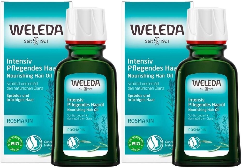 Weleda Haaröl Intensiv Pflegend 2x50 ml Shampoo