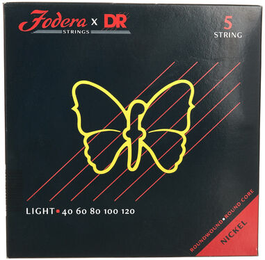 Fodera x DR 5-String Set Light Nickel