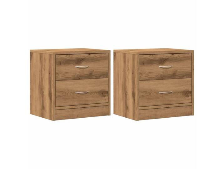 FAF-NEUF* Chevet de Lit Tables de chevet - 2 pcs - Chêne artisanal - bois d'ingénierie JUIN724785