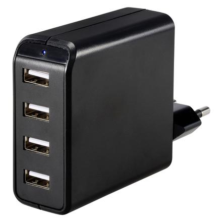 Voltcraft UC-4AXX001 USB-Ladegerät 24 W Innenbereich Ausgangsstrom (max.) 4.8 A (24 W, 4 Ports) (VC-15123320)