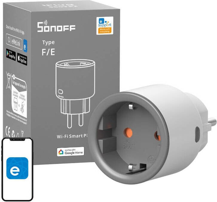 Sonoff S60TPF Slimme Wi-Fi stekker
