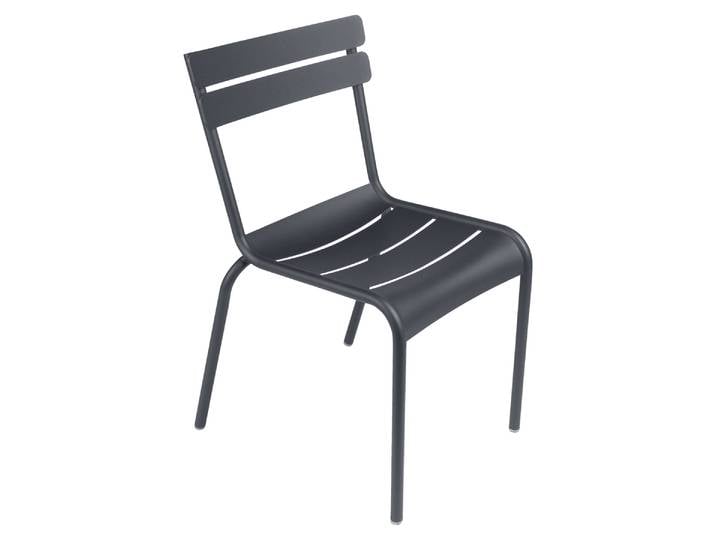 Fermob Luxembourg Stuhl, Aluminium, Höhe 88 cm, Modern, Stapelbar, Leicht