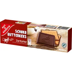GUT&GÜNSTIG Schoko-Butterkeks Zartbitter 125,0 g