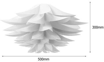 Uplift Essentials Nordic Modern Lotus Flower Lampshade Plastic Lamp Cover For Ceiling Light And Hanging Lamps style 2