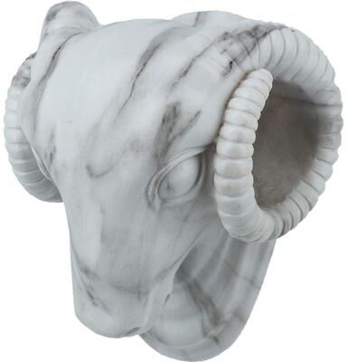 Urbanest Ram Head Drapery Sconce, 1 3/8-inch Diameter