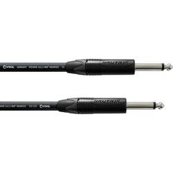 Cordial CPL 10 PP 25 Klinke Instrumenten Kabel [1x Klinkenstecker 6.35 mm - 1x Klinkenstecker 6.35 mm] 10.00 m Schwarz Flexibel
