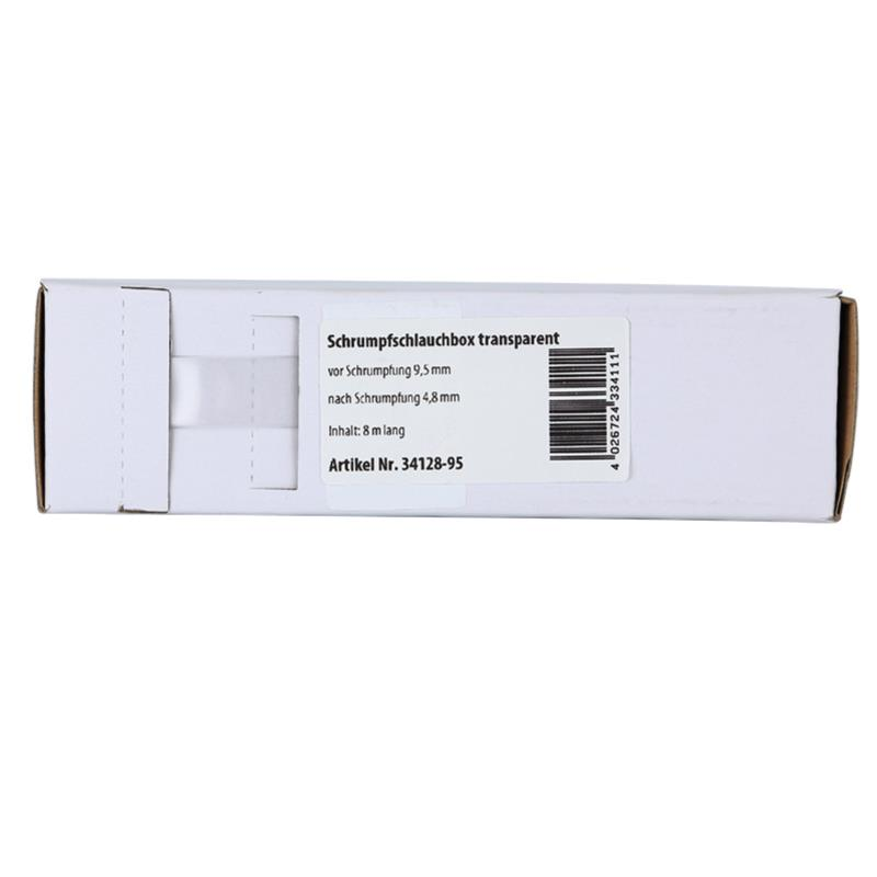 ACV Schrumpfschlauch transparent Ø 9,5 mm/ Länge: 8 m