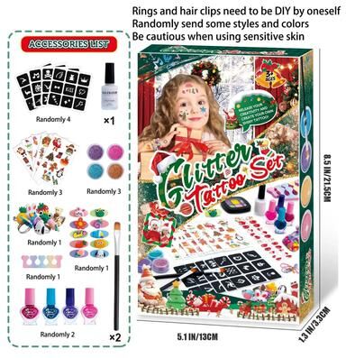 Uplift Essentials Christmas DIY Makeup And Jewelry Boutique All in One Creative Beauty Set suit F
