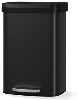 Garvee Metal Trash Can with Lid, Large Garbage Can for Kitchen, Rustproof Step-on Kitchen Metal Trash Bin