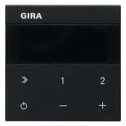 GIRA UP-Radio schwarz matt Bedienelement 2322005