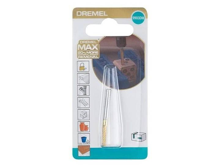 Fraise à graver - DREMEL - Max 9903 - Carbure de tungstène - Ø 3\,2 mm - Longévité maximale