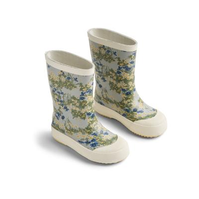 Stiefel WHEAT "WHEAT Rubber Boot Muddy", Mädchen, Gr. 28, bunt (meadow lake), Gummi, Schuhe Stiefel