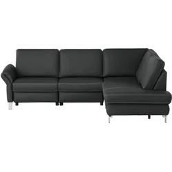 medium Ecksofa  Medium Plus ¦ schwarz ¦ Maße (cm): B: 265 H: 89 T: 200.0