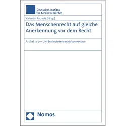 Das Menschenrecht auf gleiche Anerkennung vor dem Recht, Fachbücher