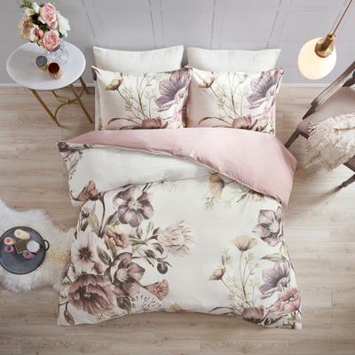 Madison Park Cassandra Cotton Printed Duvet Cover Set