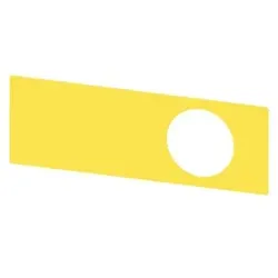 Siemens Dig Industr. Unterlegschild Not-Halt-Pilzdruckt. 3SU1900-0BE31-0AA0