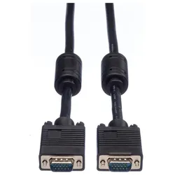 Roline VGA — VGA (10 m), Videokabel, Schwarz