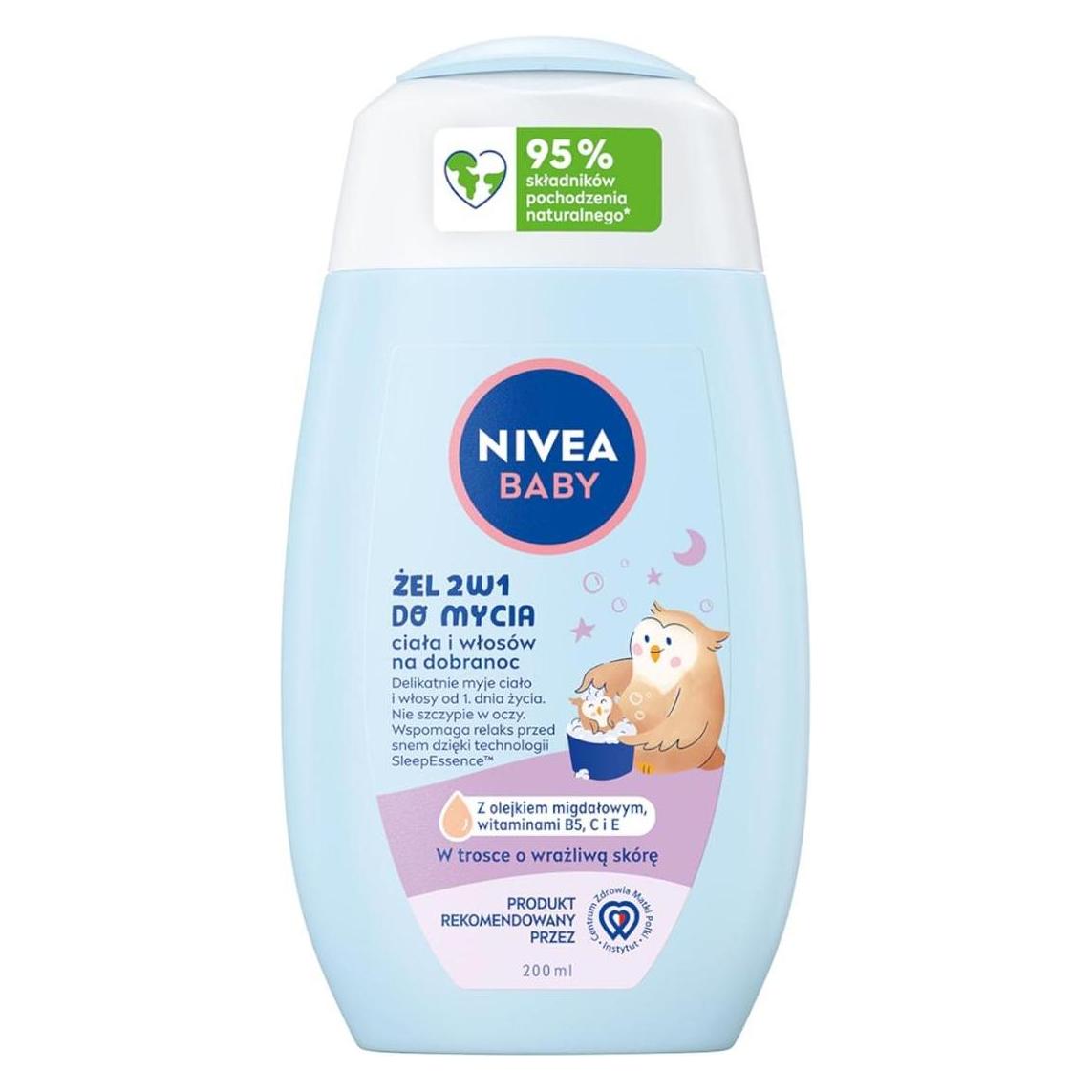 NIVEA Baby Good Night Gel 2in1 for washing body and hair 200ml (43070059)