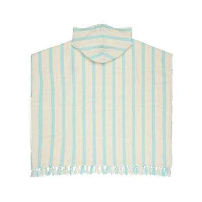 Badeponcho ROXY "Bird Of Fever", Damen, tanager turquoise, Obermaterial: 100% Baumwolle., Hausmäntel