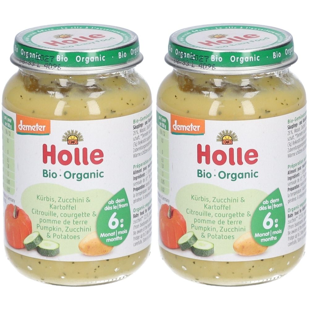Holle Apfel und Banane mit Dinkel x2 2x190 g Set