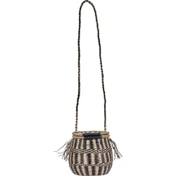 Isa Aufbewahrungskorb beige-schwarz