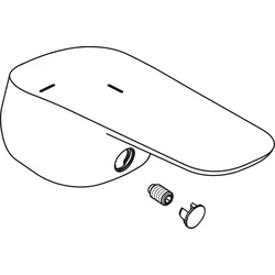 Ideal Standard Griff-Set Slimline III,D38, Logo ISI, B961377AA