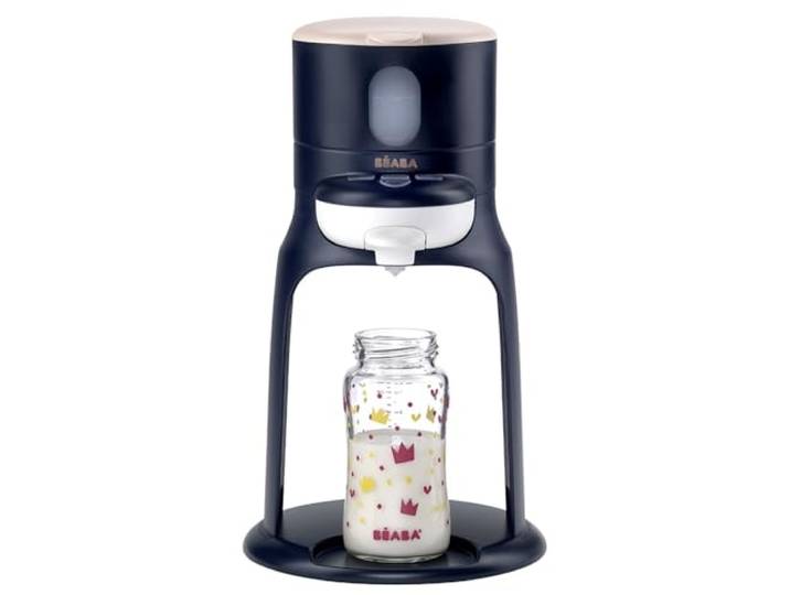 BÉABA, Flaschenbereiter/Wärmer Kleine Töpfe, Wasserspender mit exakter Temperatur, sofort, schnell, Bain Marie-Funktion, 2 Temperaturen, abnehmbarer Flaschenwärmer, Bib'Espresso, Dunkelblau