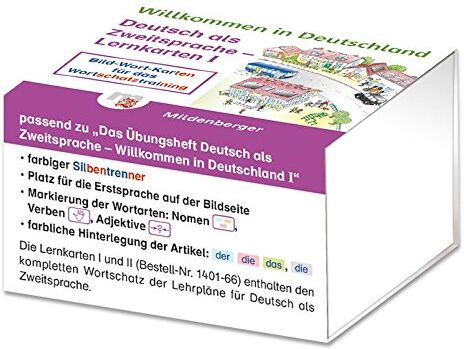 Tina Kresse - Willkommen in Deutschland - Deutsch als Zweitsprache - Lernkarten I: Bild-Wort-Karten für das Wortschatztraining - Preis vom 16.10.2026 11:41:07 h