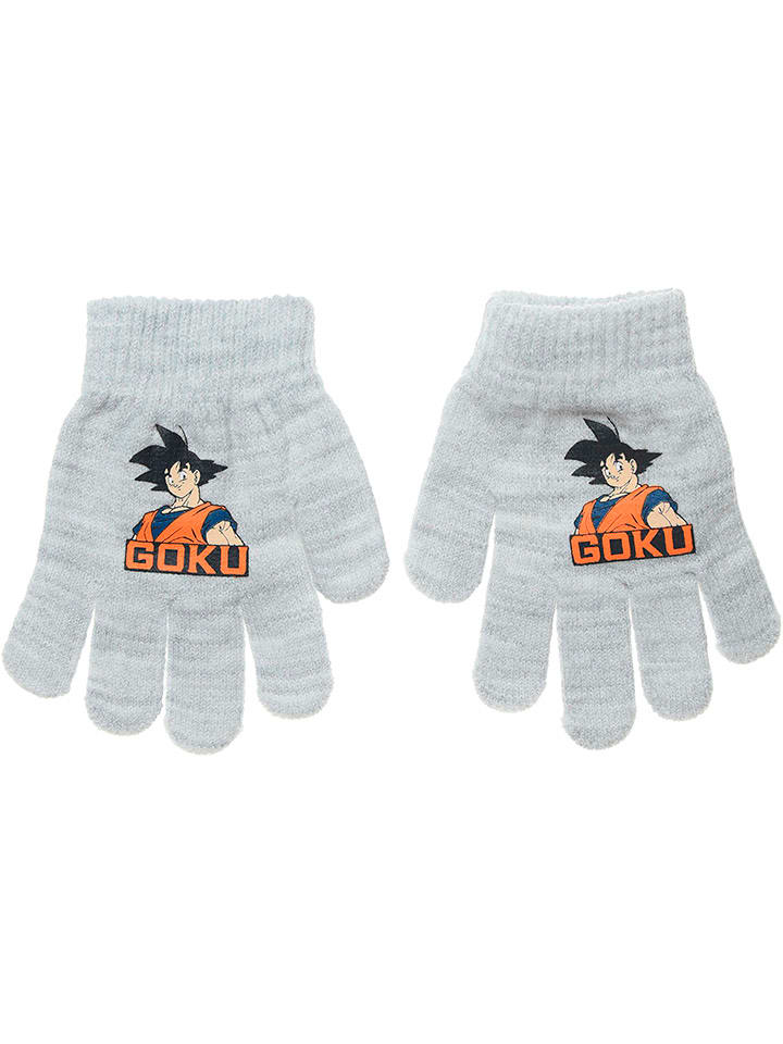 Fingerhandschuhe "Dragon Ball Z" in Hellgrau - onesize