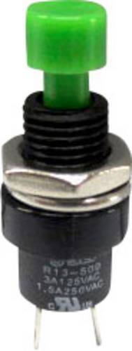 TRU Components 1587748 TC-R13-509A-05GN Drucktaster 250 V/AC 1.5A 1 x Aus/(Ein) tastend