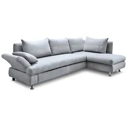 Ecksofa Leo Stoff Grau
