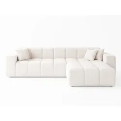 ECKSOFA Loopo Creme Rechts