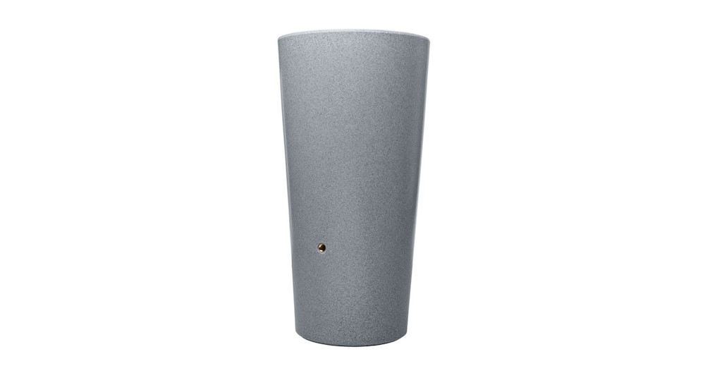 GRAFOTTOGMBH STONE 2in1 Regensp.,silver 210L,m.integrie. Pflanzschale 16987025