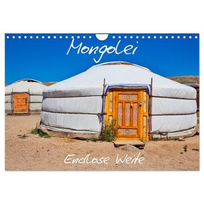 Mongolei Endlose Weite (Wandkalender 2026 DIN A4 quer), CALVENDO Monatskalender