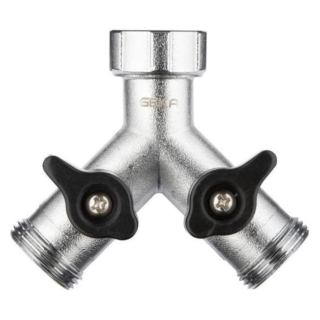 Geka Plus-Zweiwegeventil (2 Wege Verteiler, Regulierventil, 19.05 mm) (B079Q1HPS4)