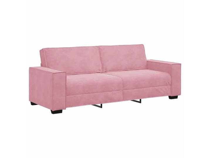 LE SOLDE Petit Sofa - Canapé causeuse - PARAJ - Canapé à 3 places - 2/3 personnes - Rose 220x78x84cm Velours_2995576