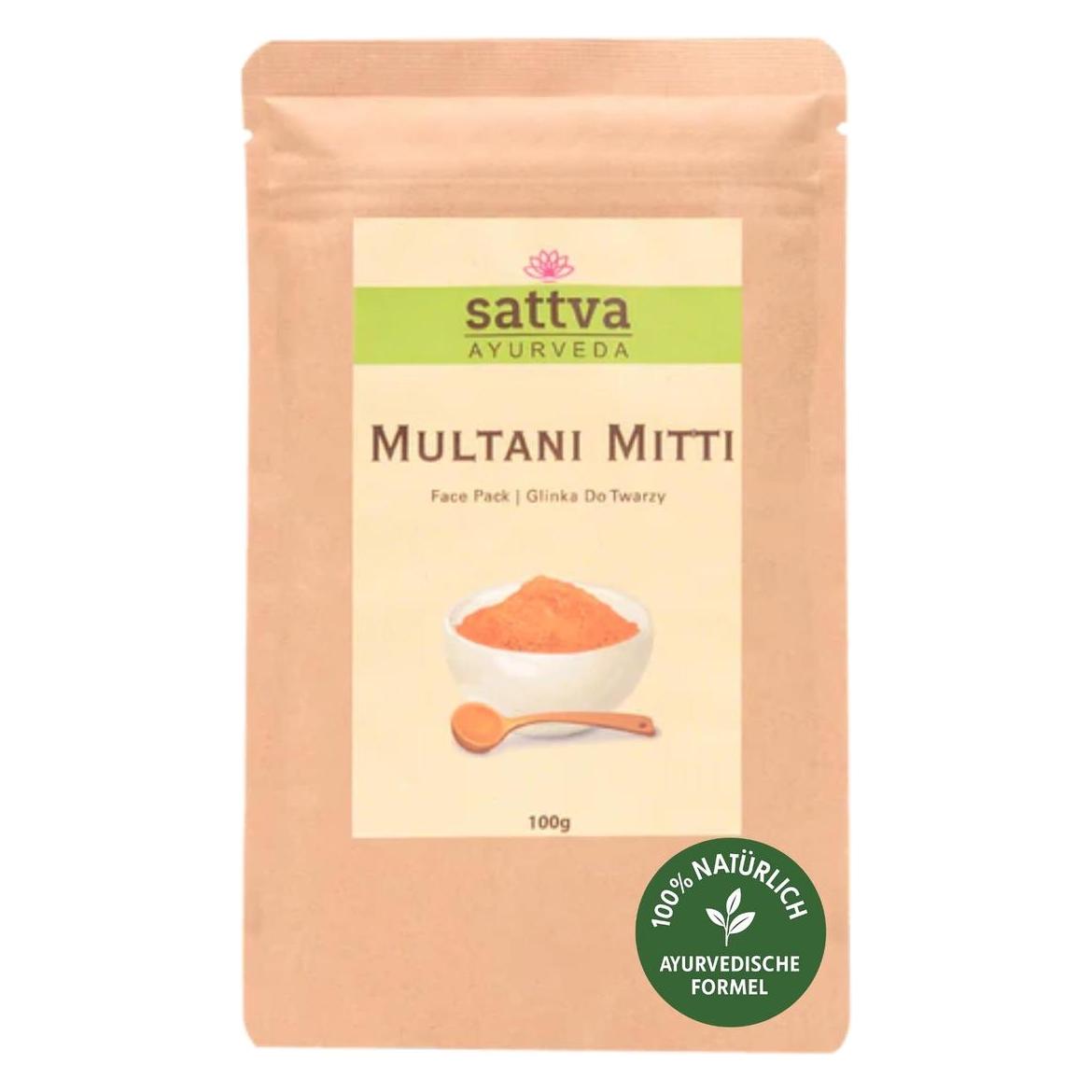 Sattva Ayurveda Multani Mitti 100 G - Sattva Face Face Cosmetic Clay (100 g) (37732614)