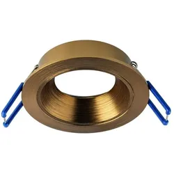 Rutec ALU12212 Einbauring MixMi, schwenkb.,ru, Aluminium bronzegold/bronzegold