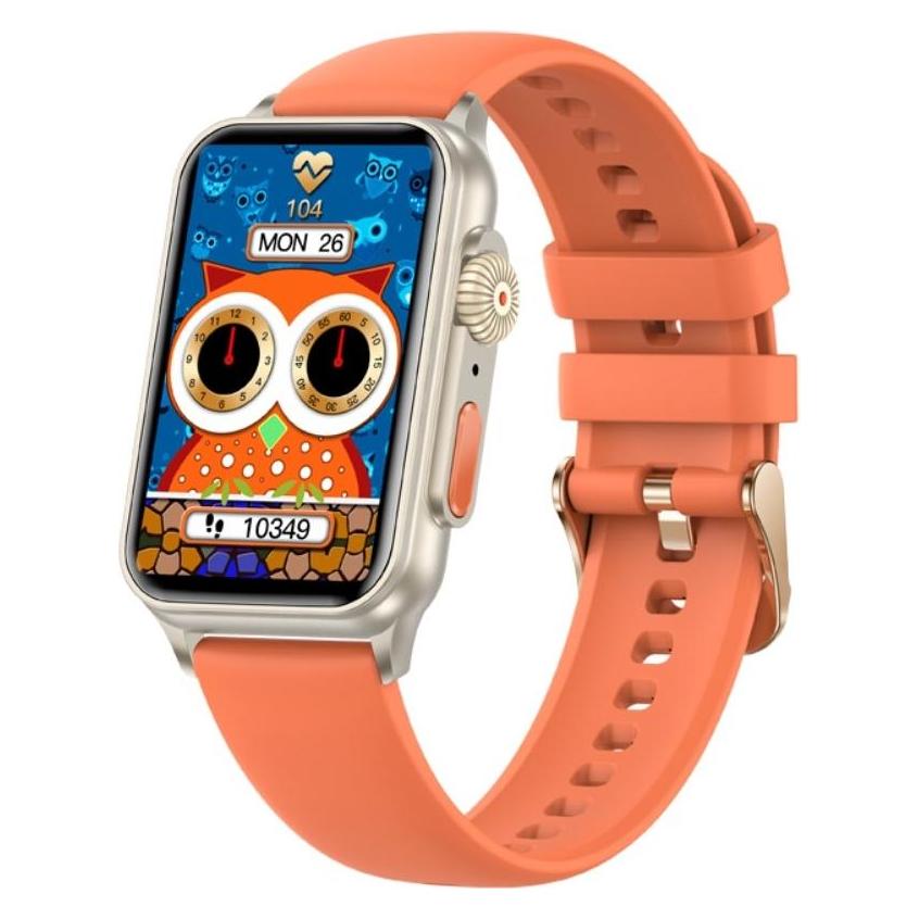 Rubicon Smartwatch SmartWatch RNCF06 pomarańczowy silikon BT Call (44 mm, ohne SIM) (13264586)