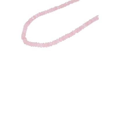 Collier FIRETTI "Schmuck Geschenk Halsschmuck Halskette Edelstein Farbstein Quarz", bunt (silberfarben, rosa), Halsketten, Damen, Messing, L: 50 B: 5mm, Collier, Made in Germany - mit Rosenquarz, B:5mm