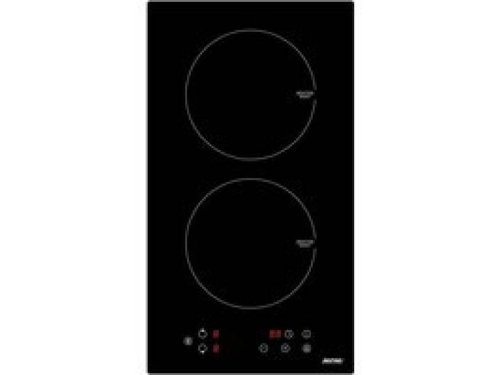 Plaque à Induction Encastrable 30cm 2 Feux 18cm Booster Contrôle Tactile MPM MPM-30-IM-06 3500 W Noir
